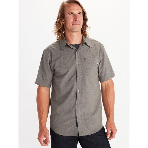 Marmot Clothes Grey NZ - Aerobora Shirts Mens NZ2153068